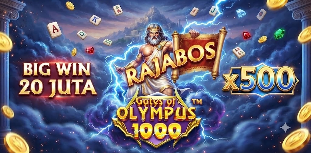PETJAH 20 JT di RAJABOS Gates of Olympus 1000, Simak Fitur dan Pengalaman Bermainnya