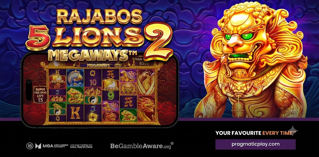 RAJABOS 5 Lions Megaways 2 - Ulasan Lengkap Fitur, RTP, dan Cara Bermain