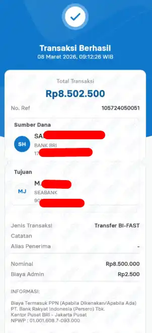 Bukti Transfer