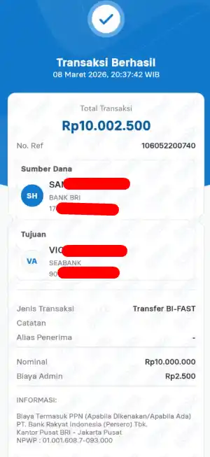 Bukti Transfer