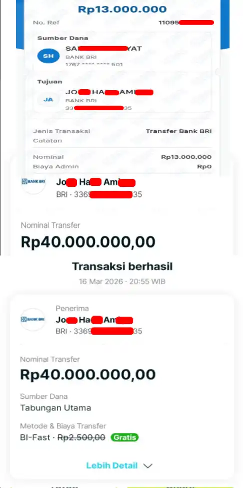 Bukti Transfer