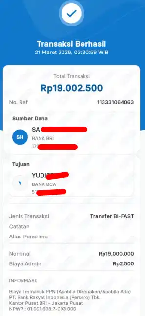 Bukti Transfer