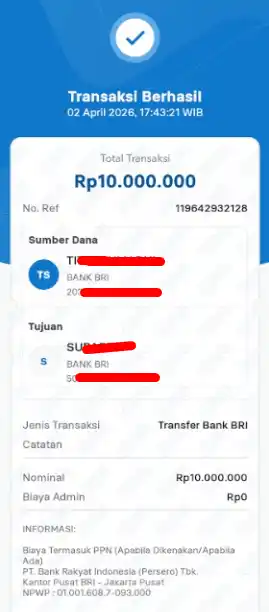 Bukti Transfer