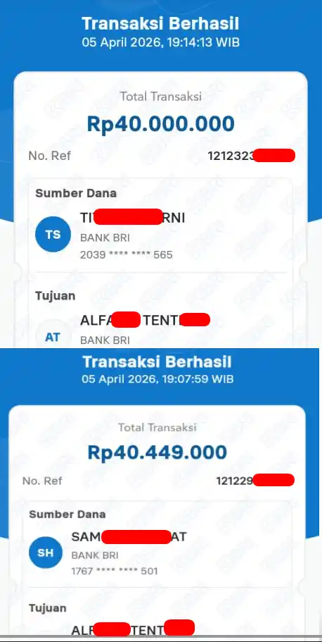 Bukti Transfer