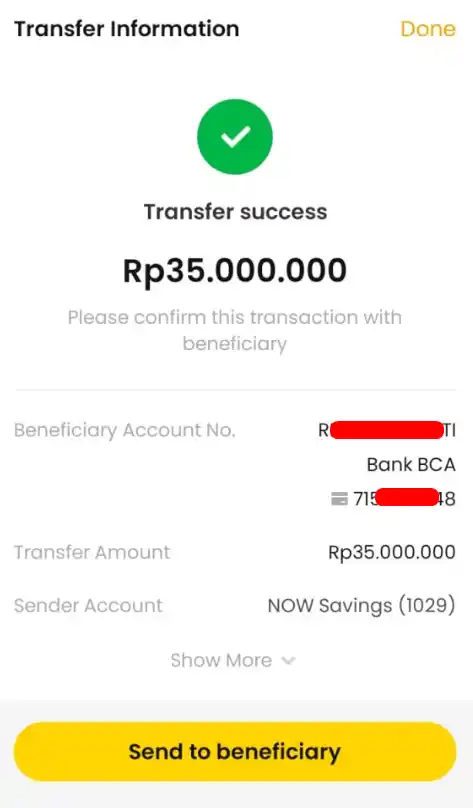 Bukti Transfer