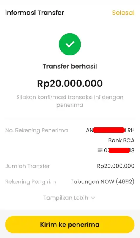 Bukti Transfer
