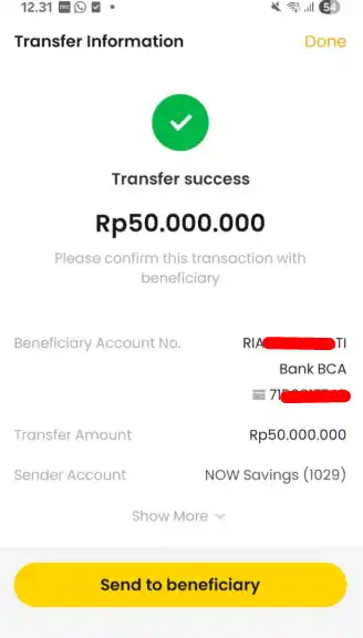Bukti Transfer