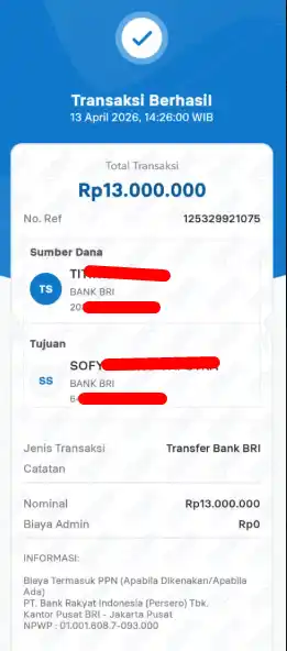 Bukti Transfer