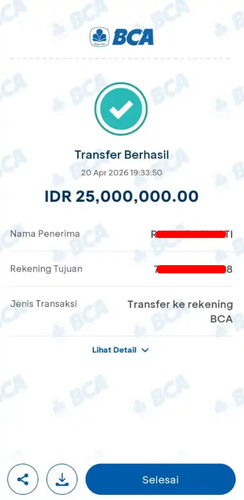 Bukti Transfer