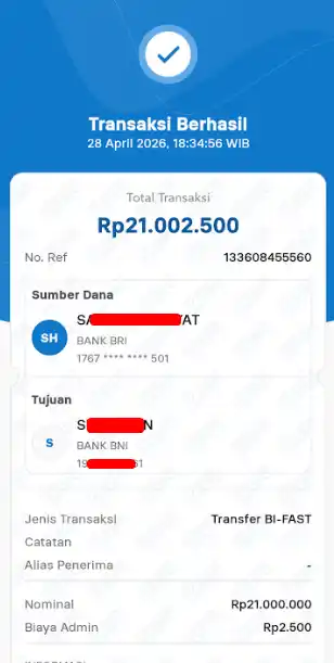 Bukti Transfer
