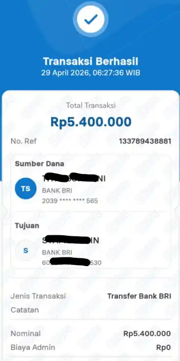 Bukti Transfer