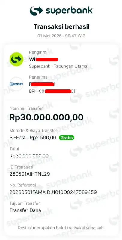 Bukti Transfer
