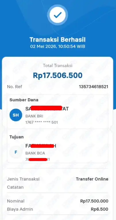 Bukti Transfer