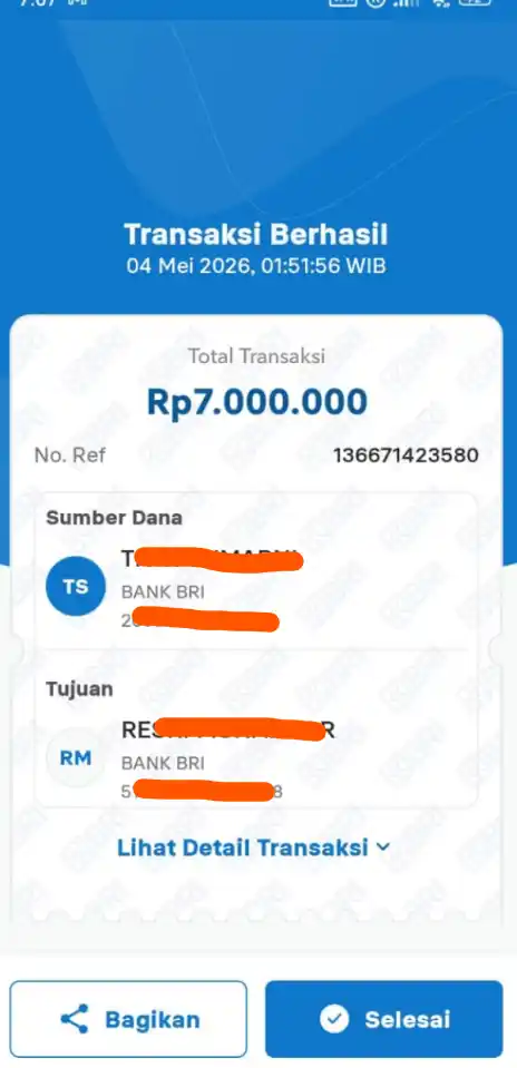Bukti Transfer