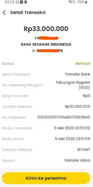 Bukti Transfer