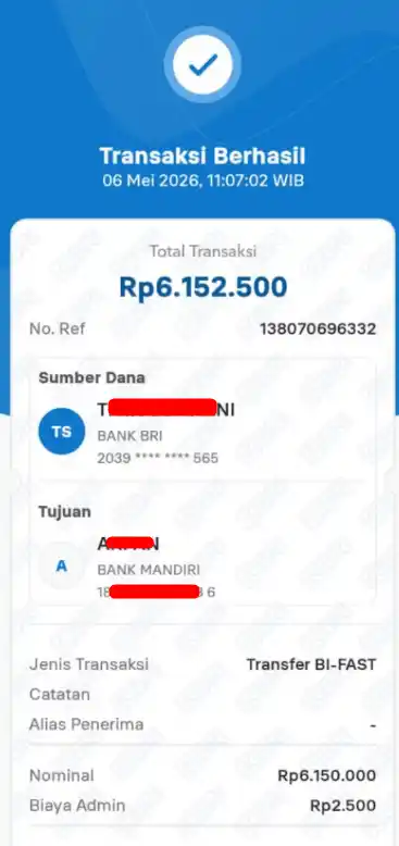 Bukti Transfer