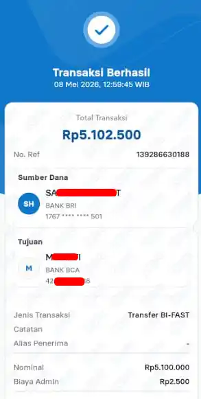 Bukti Transfer