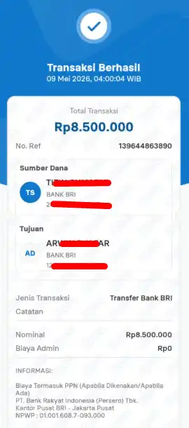 Bukti Transfer