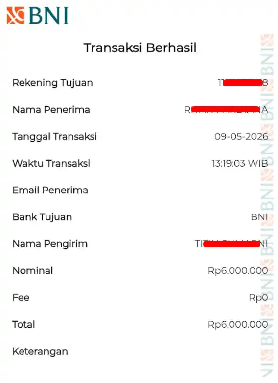 Bukti Transfer