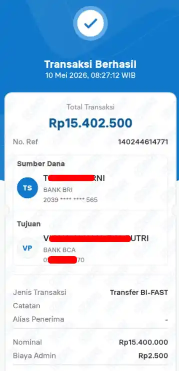 Bukti Transfer