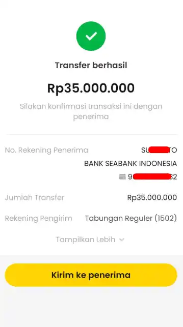 Bukti Transfer