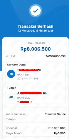 Bukti Transfer