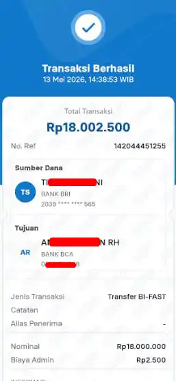 Bukti Transfer