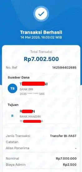Bukti Transfer
