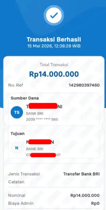 Bukti Transfer