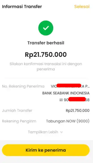 Bukti Transfer