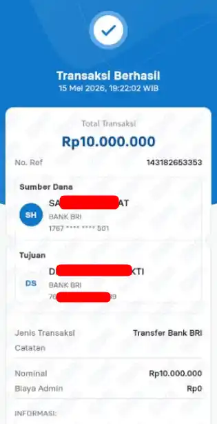 Bukti Transfer