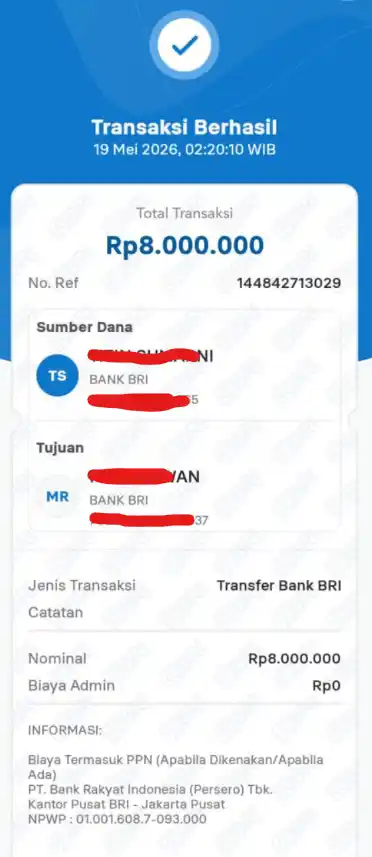 Bukti Transfer