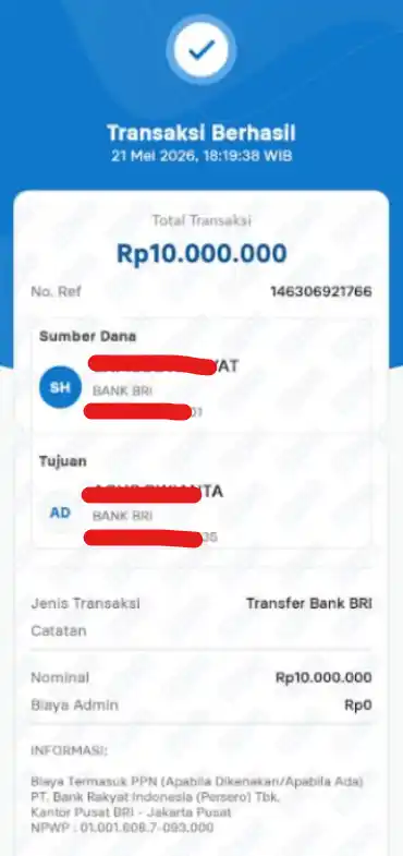 Bukti Transfer