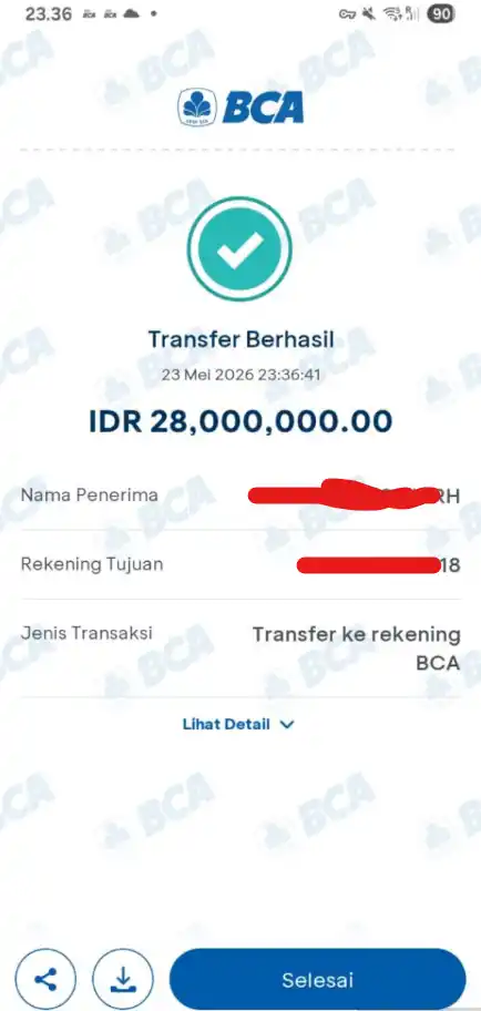 Bukti Transfer