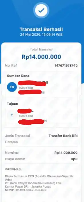 Bukti Transfer