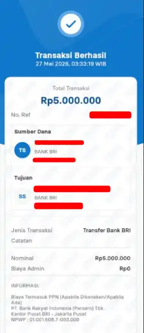 Bukti Transfer