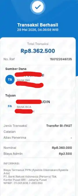 Bukti Transfer
