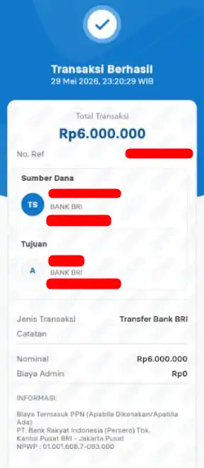 Bukti Transfer