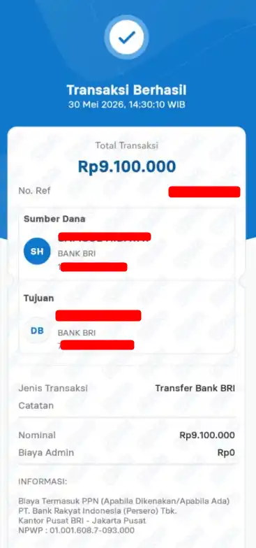 Bukti Transfer