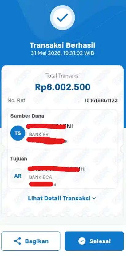 Bukti Transfer