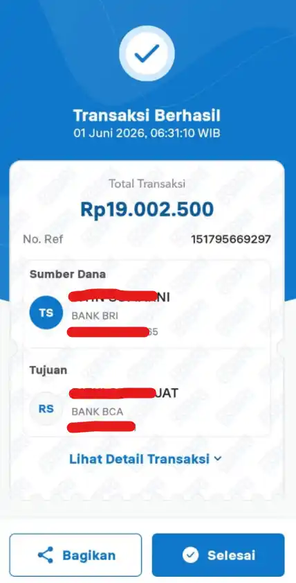 Bukti Transfer