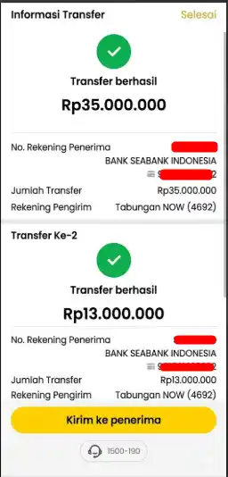 Bukti Transfer
