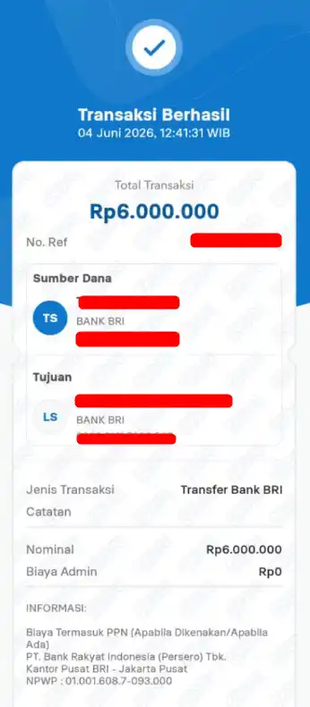 Bukti Transfer