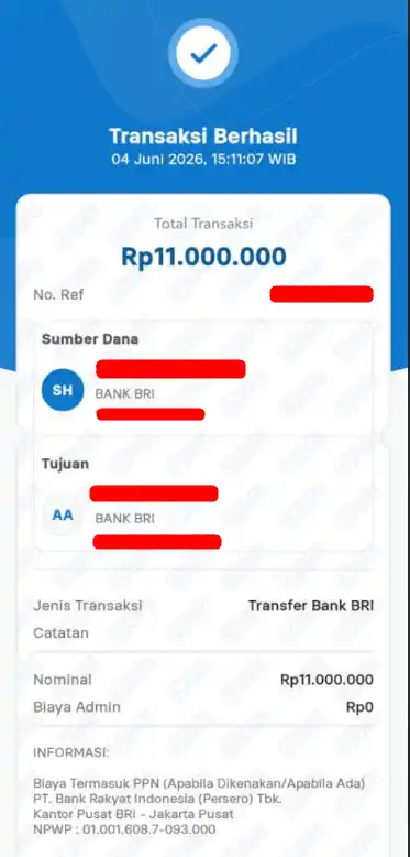 Bukti Transfer