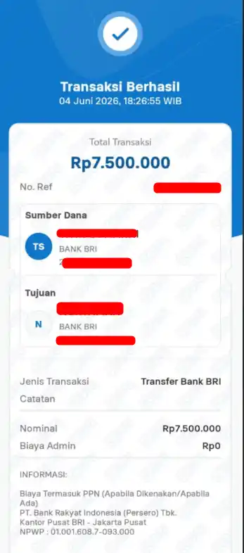 Bukti Transfer