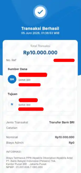 Bukti Transfer