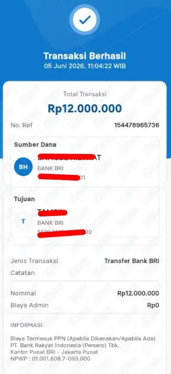 Bukti Transfer