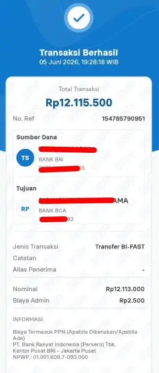 Bukti Transfer