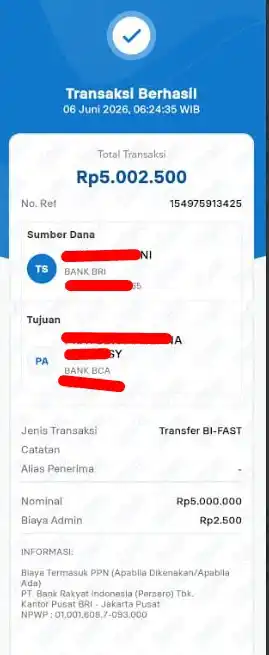 Bukti Transfer