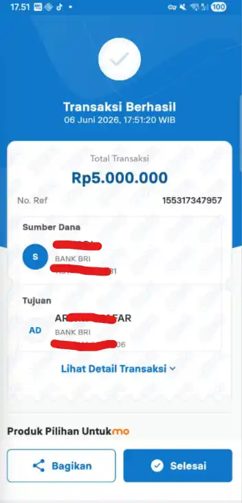 Bukti Transfer